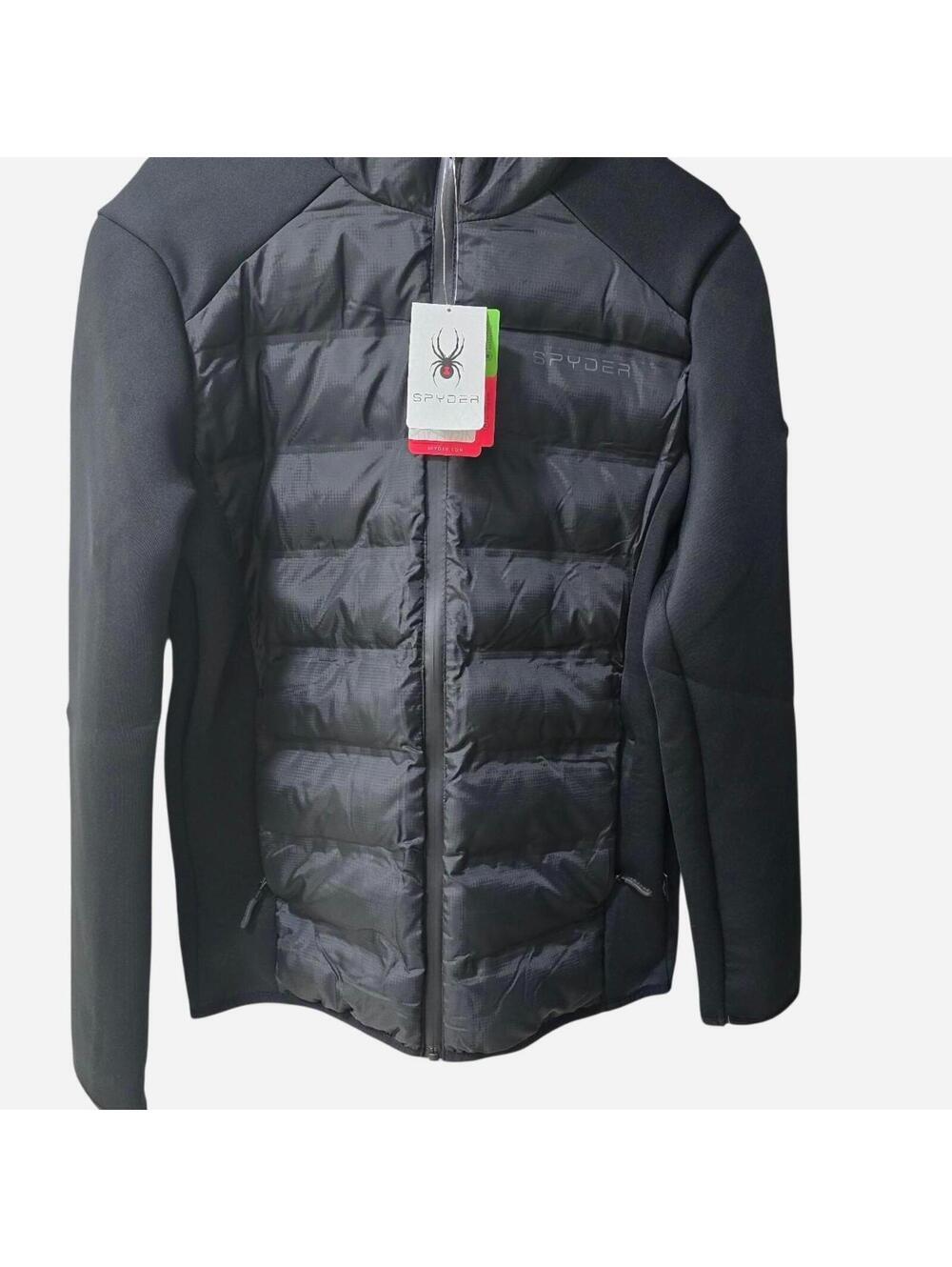 Spyder Wind Resistant Hybrid Jacket Black Size Small NWT